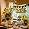 Graduation Balloons 2026 Grad Party Decoration, 50pcs 12 Inch Black and Gold Grad Latex Balloons Graduation Party Balloons for Grad class Celebrations Decoration Supplies